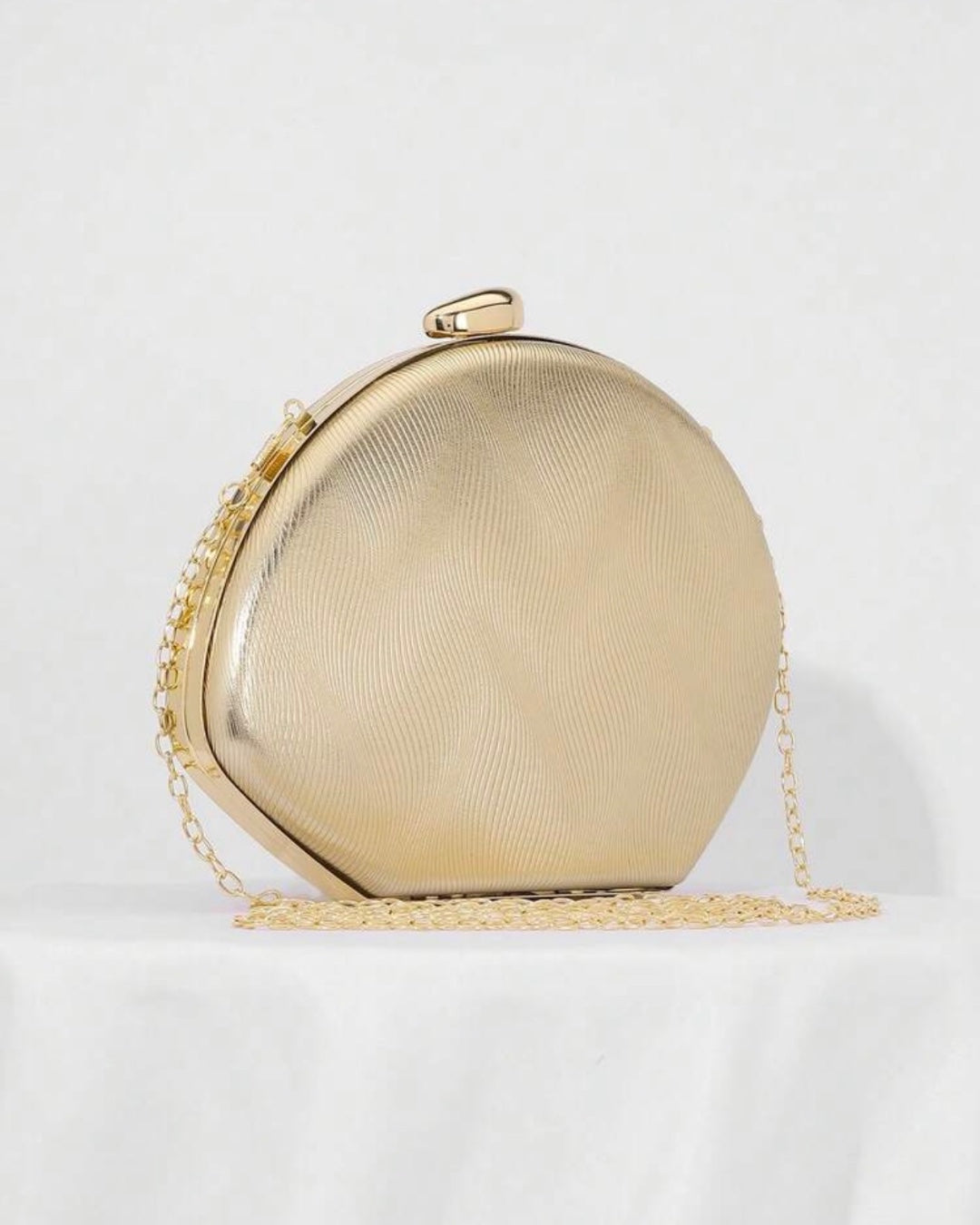 Chic Gold Evening Clutch