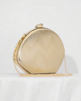 Chic Gold Evening Clutch