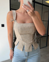 Chic Ruffle Top + Belt