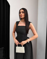 Classic Feminine Polka Dress