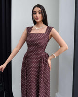 Classic Feminine Polka Dress