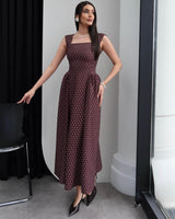 Classic Feminine Polka Dress