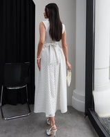 Classic Feminine Polka Dress