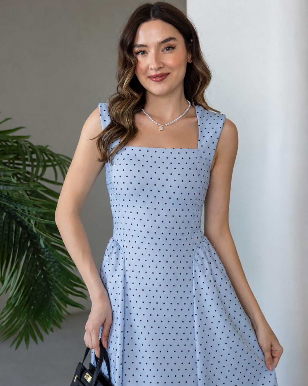 Classic Feminine Polka Dress
