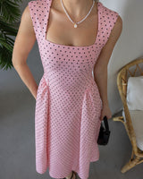 Classic Feminine Polka Dress