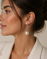 Classic Pearl Dangle Earrings