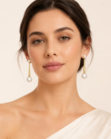 Classic Pearl Dangle Earrings