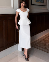 Classic Peplum Midi Set