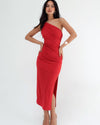 Contour Drape Midi Dress