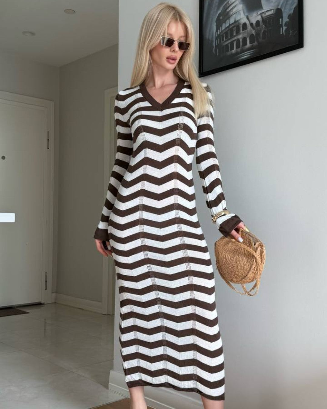 Contour Knit Midi Dress