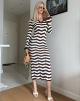 Contour Knit Midi Dress