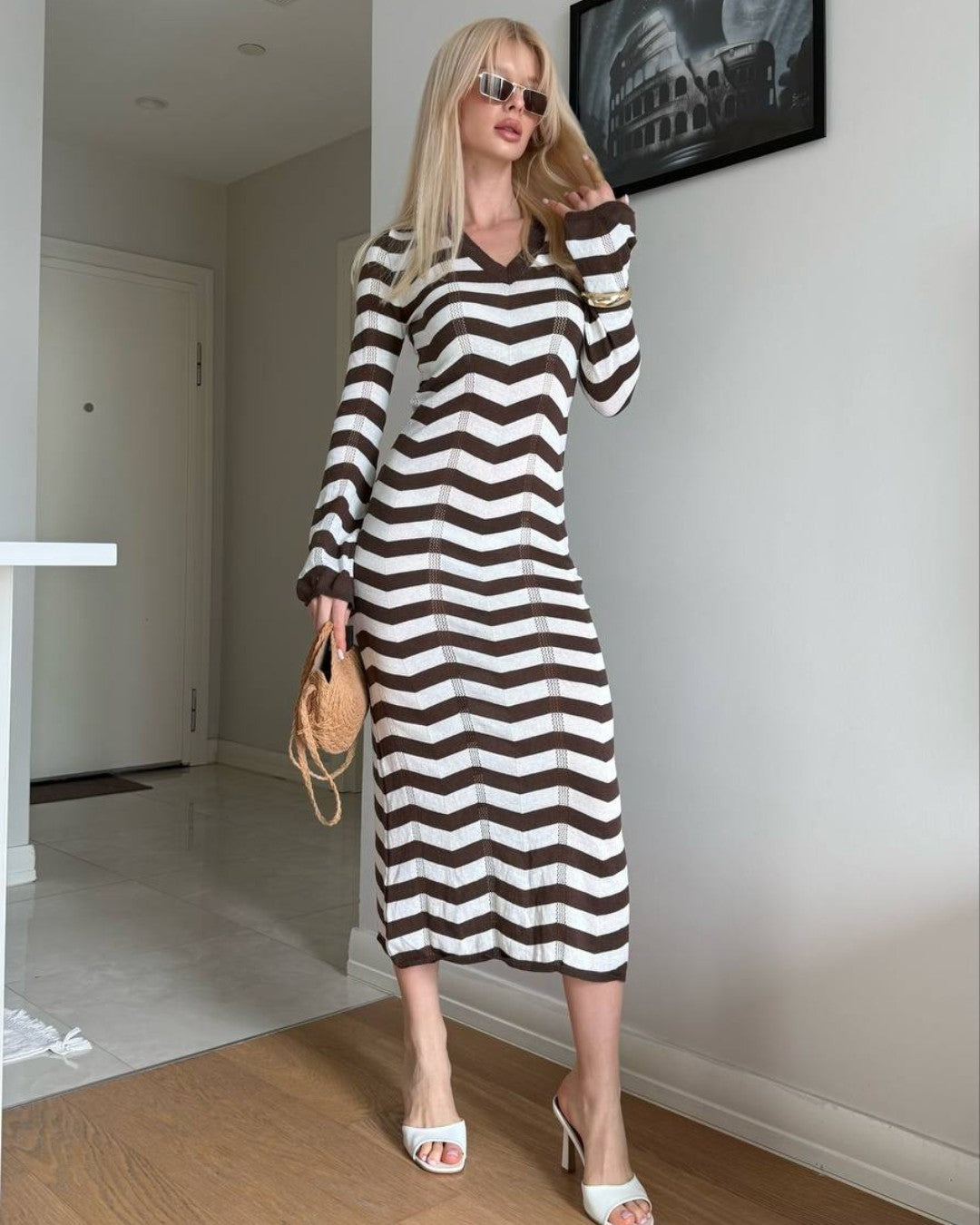 Contour Knit Midi Dress