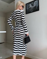 Contour Knit Midi Dress