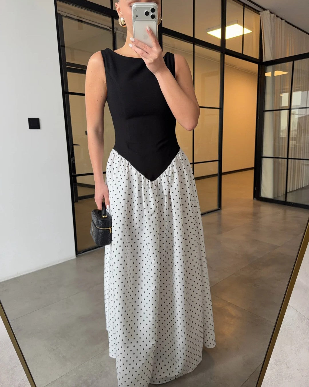 Corset Polka Flow Dress