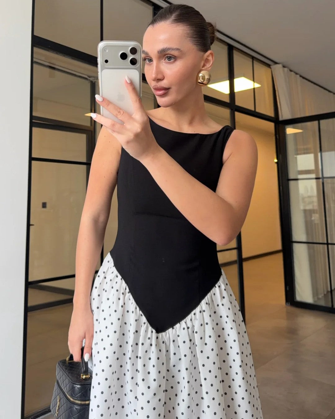 Corset Polka Flow Dress