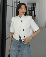 Crop Chic Blazer