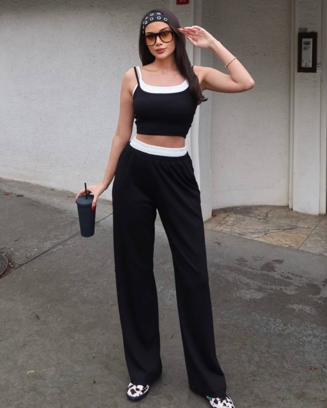 Cropped Lounge Co-Ord Set