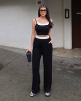 Cropped Lounge Co-Ord Set