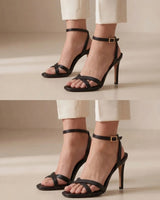 Cross-Strap Ankle Heels