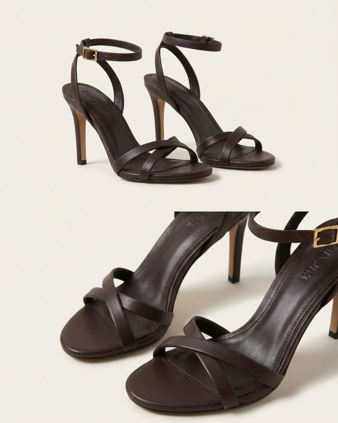 Cross-Strap Ankle Heels