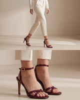 Cross-Strap Ankle Heels