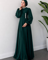 Crystal Neckline Evening Dress