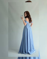 Crystal Satin Gown