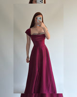 Crystal Satin Gown