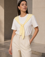 Crystal Scarf Tee