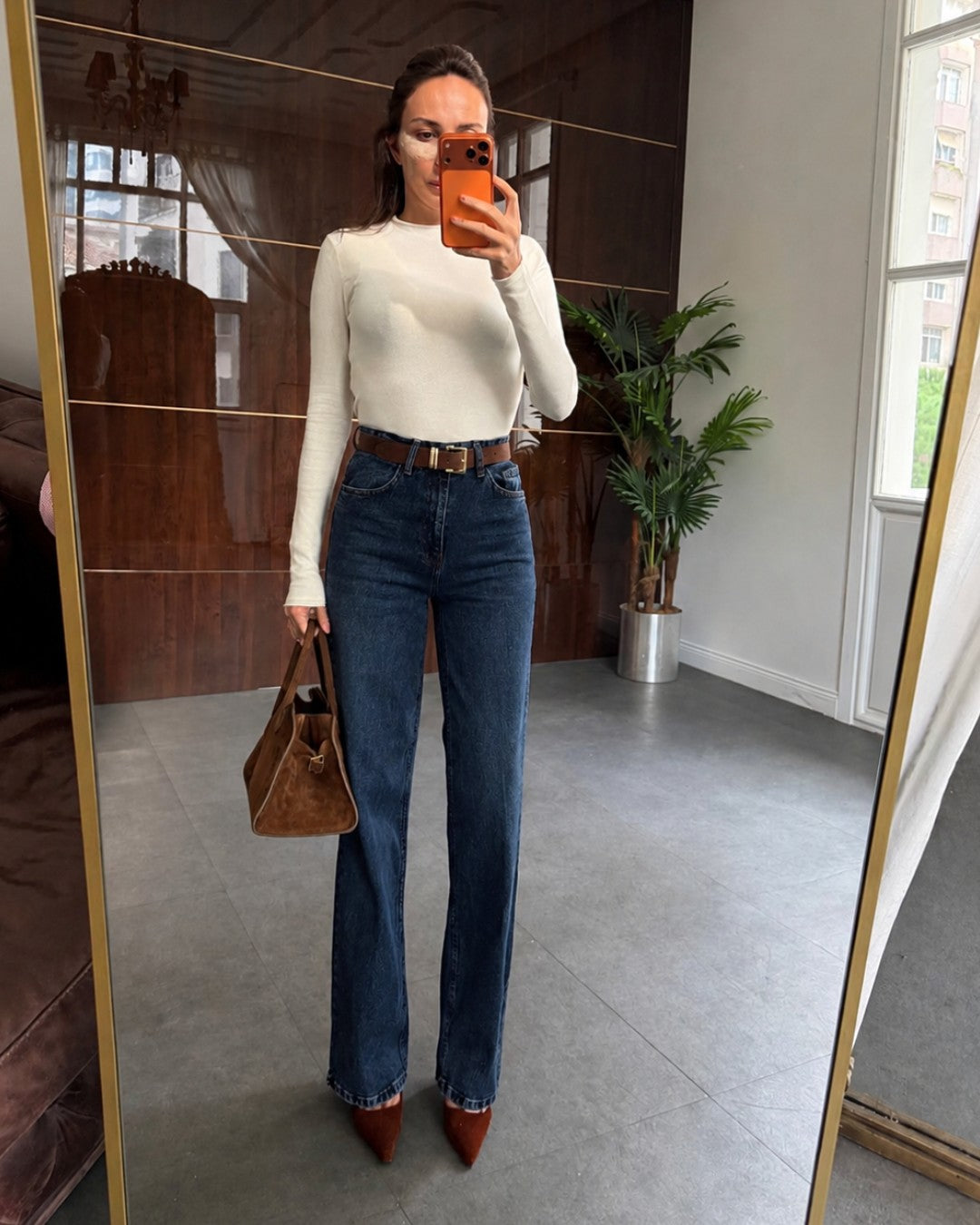 Dark Wash Denim+ Belt