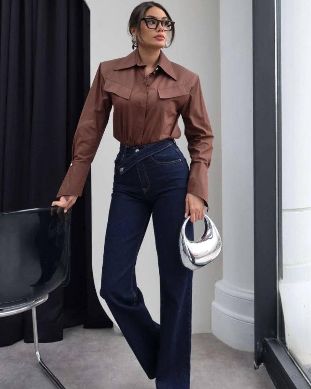 Dark Wash Denim+ Belt