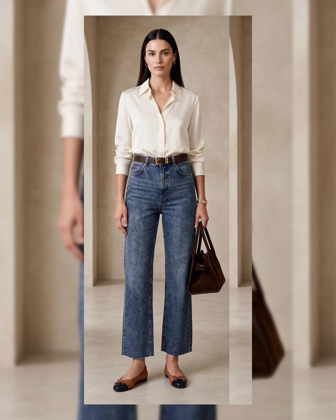 Dark Wash Denim + Belt