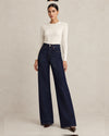 Dark Wash High-Rise Denim