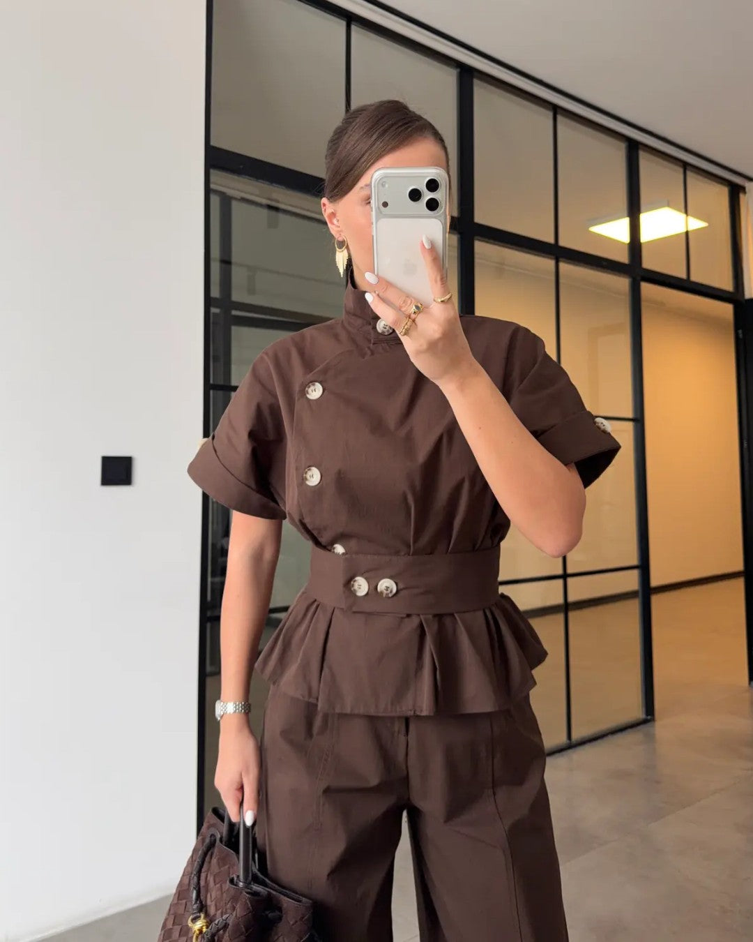 Defined Waist Tailored Set + Belt