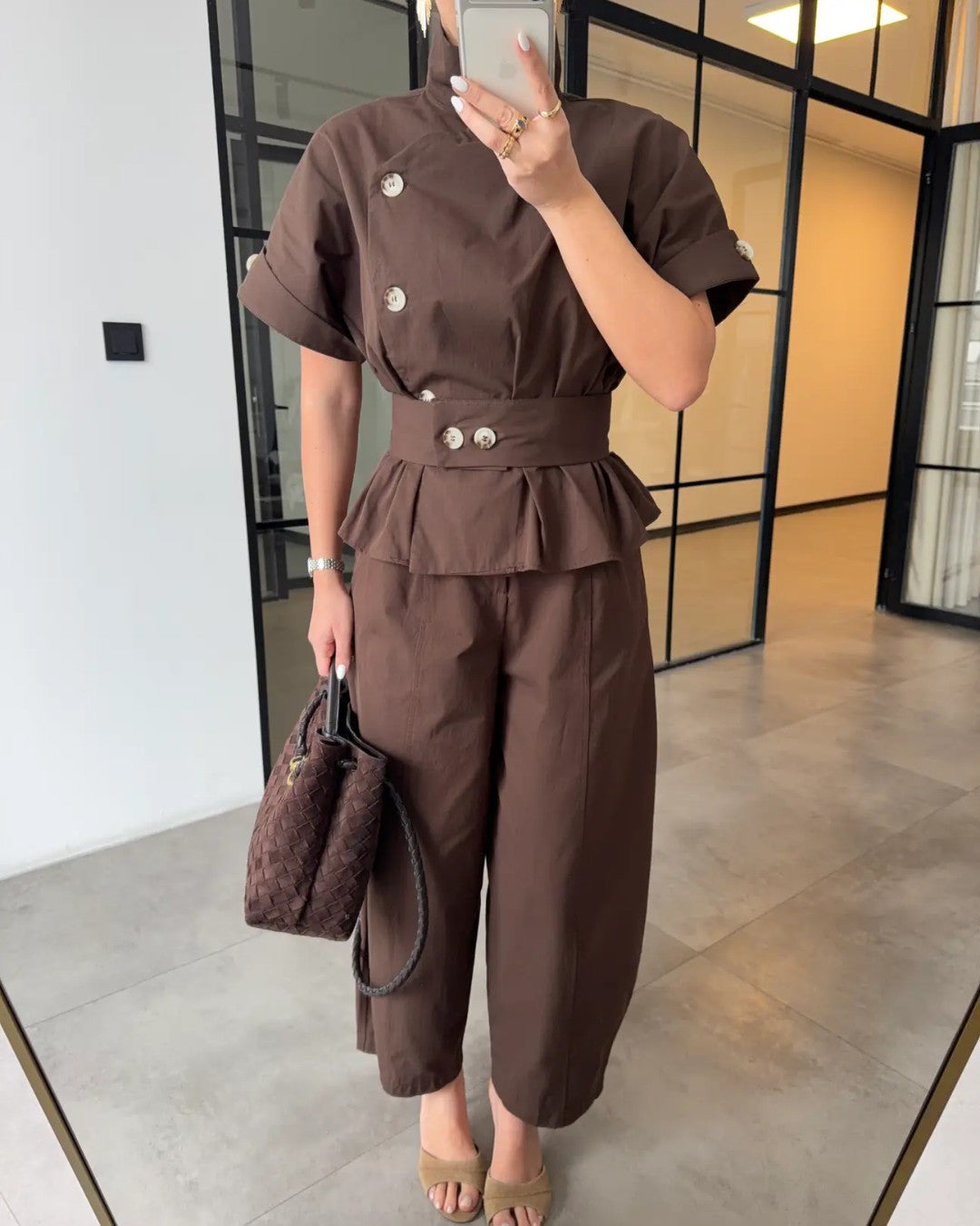 Defined Waist Tailored Set + Belt