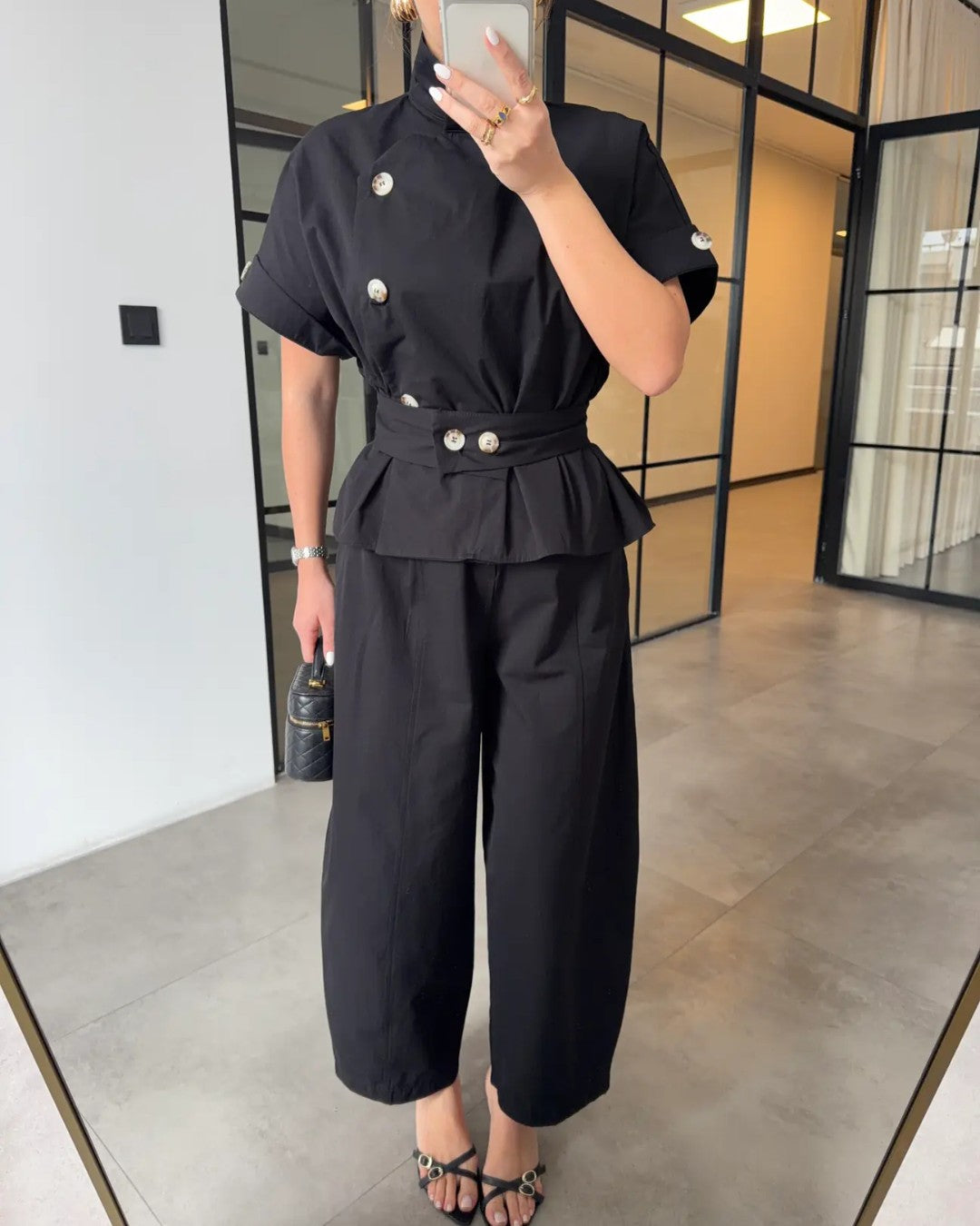 Defined Waist Tailored Set + Belt