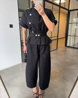 Defined Waist Tailored Set + Belt