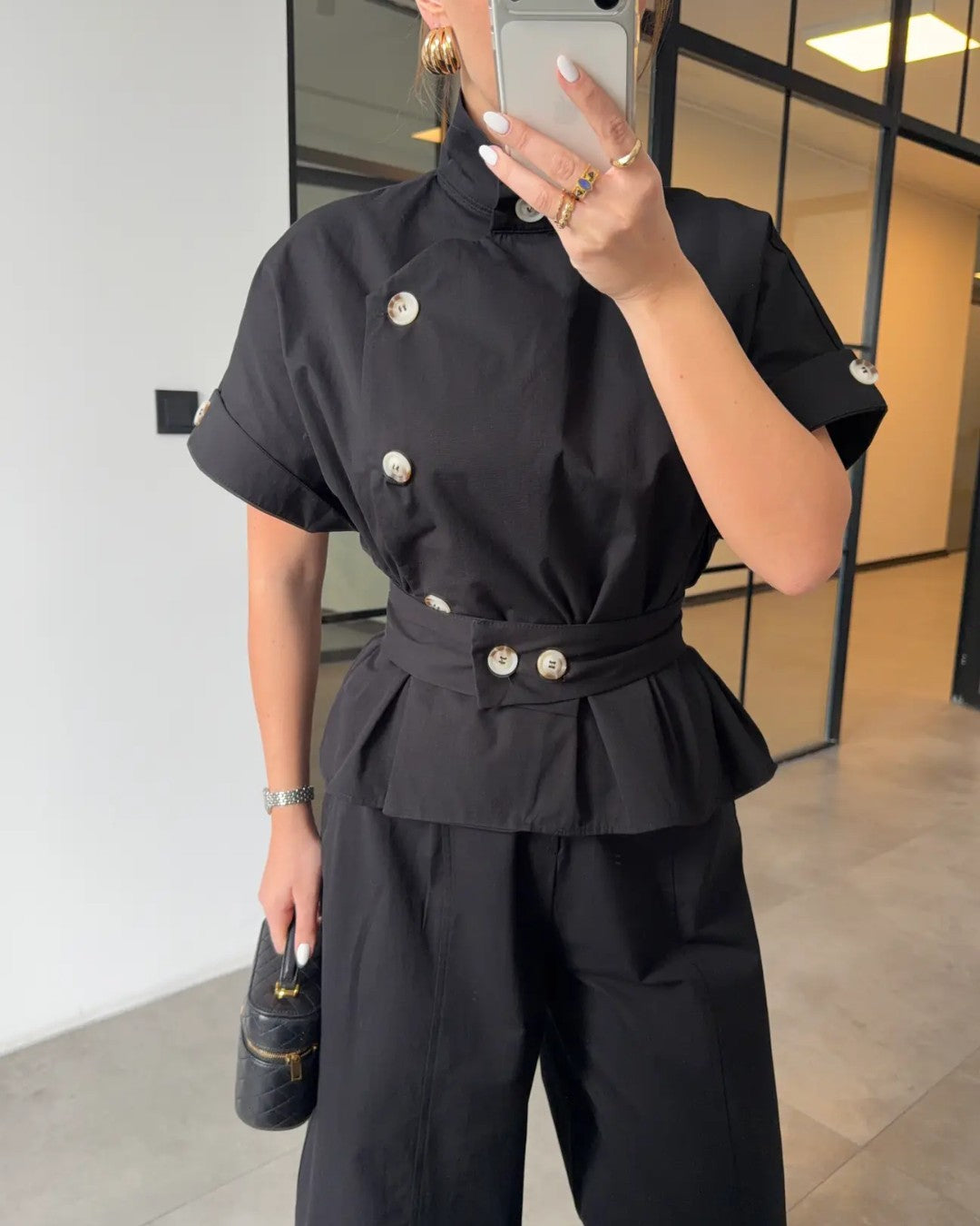 Defined Waist Tailored Set + Belt