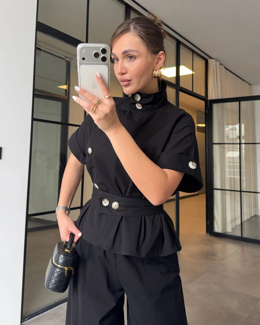 Defined Waist Tailored Set + Belt