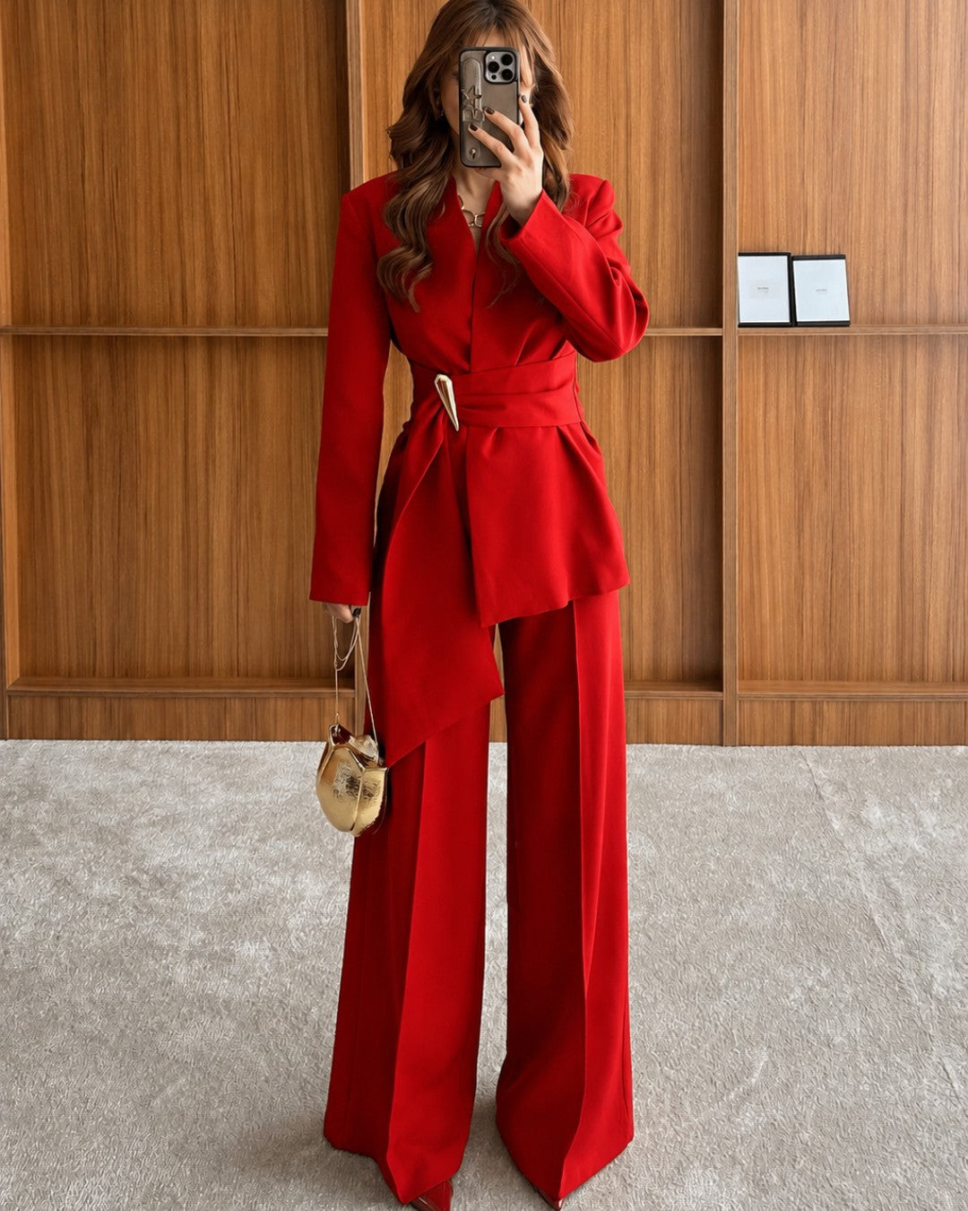 Defined Waist Tailored Suit