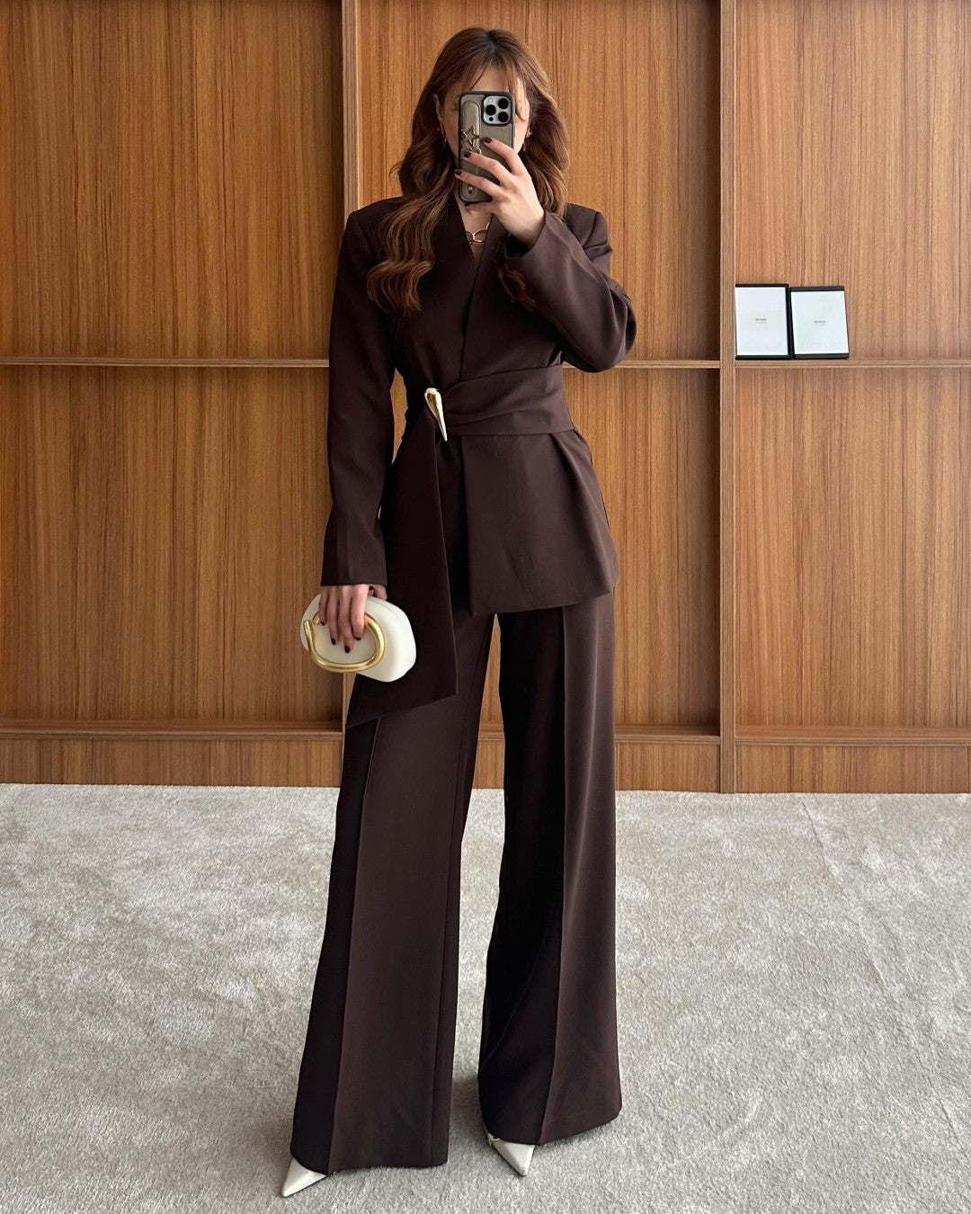 Defined Waist Tailored Suit