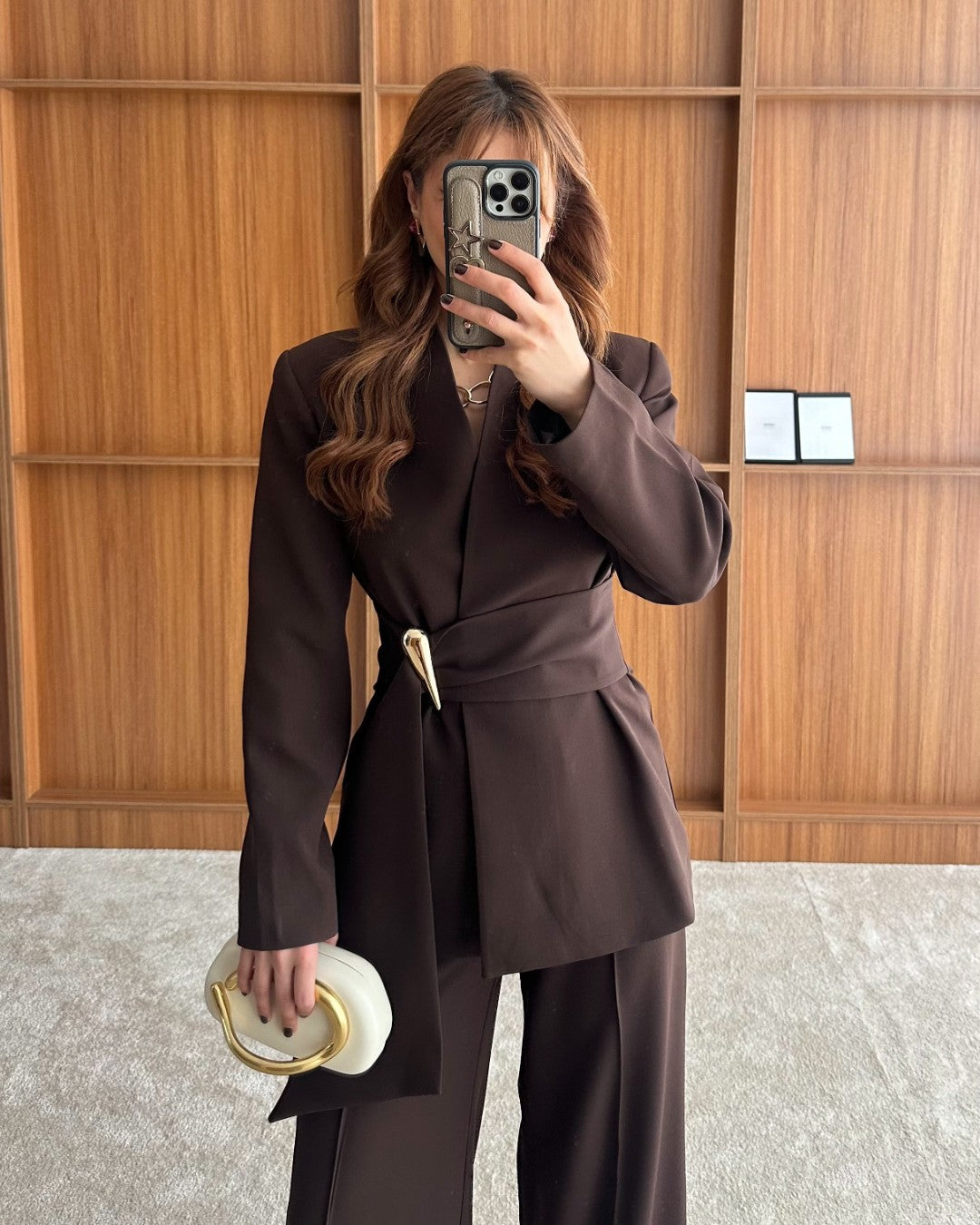 Defined Waist Tailored Suit