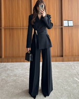 Defined Waist Tailored Suit