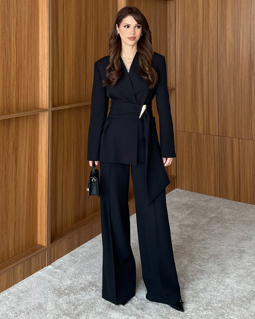 Defined Waist Tailored Suit