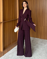 Defined Waist Tailored Suit