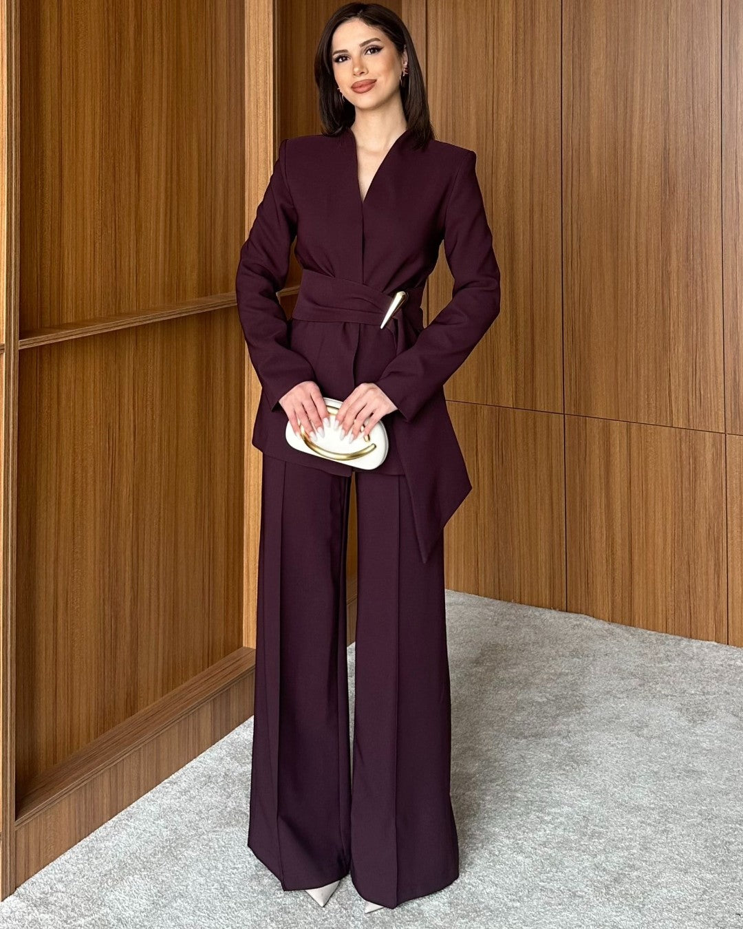 Defined Waist Tailored Suit