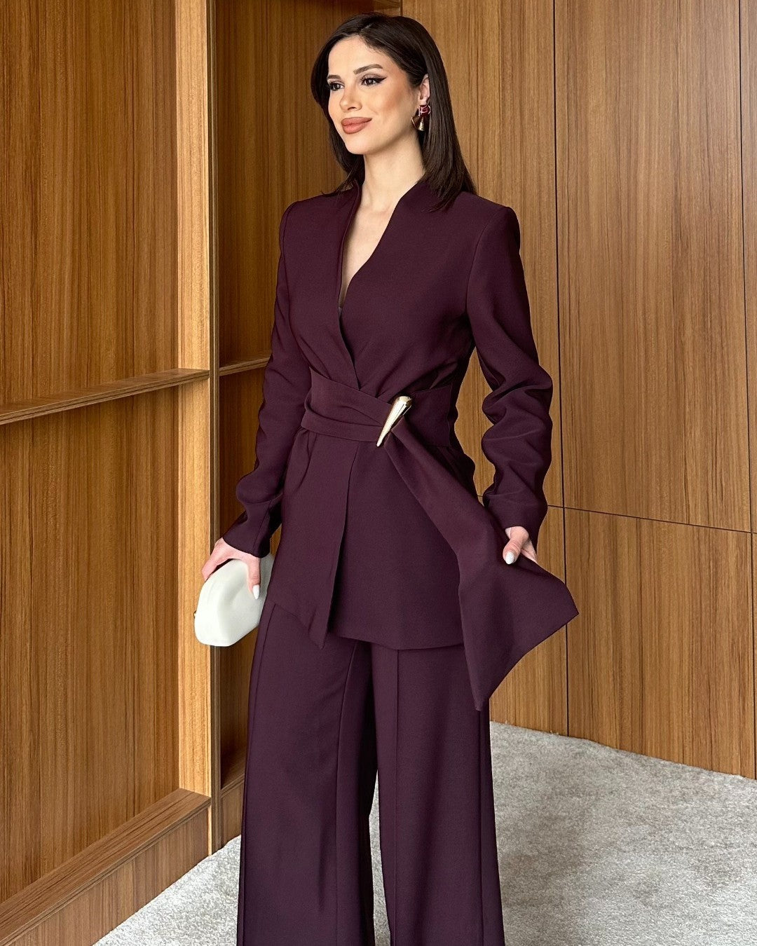 Defined Waist Tailored Suit