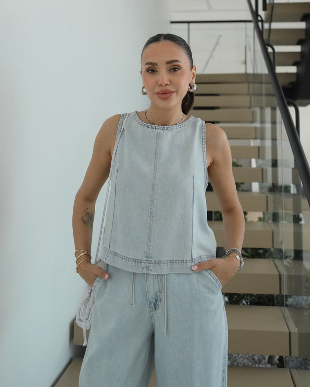 Denim Comfy Set