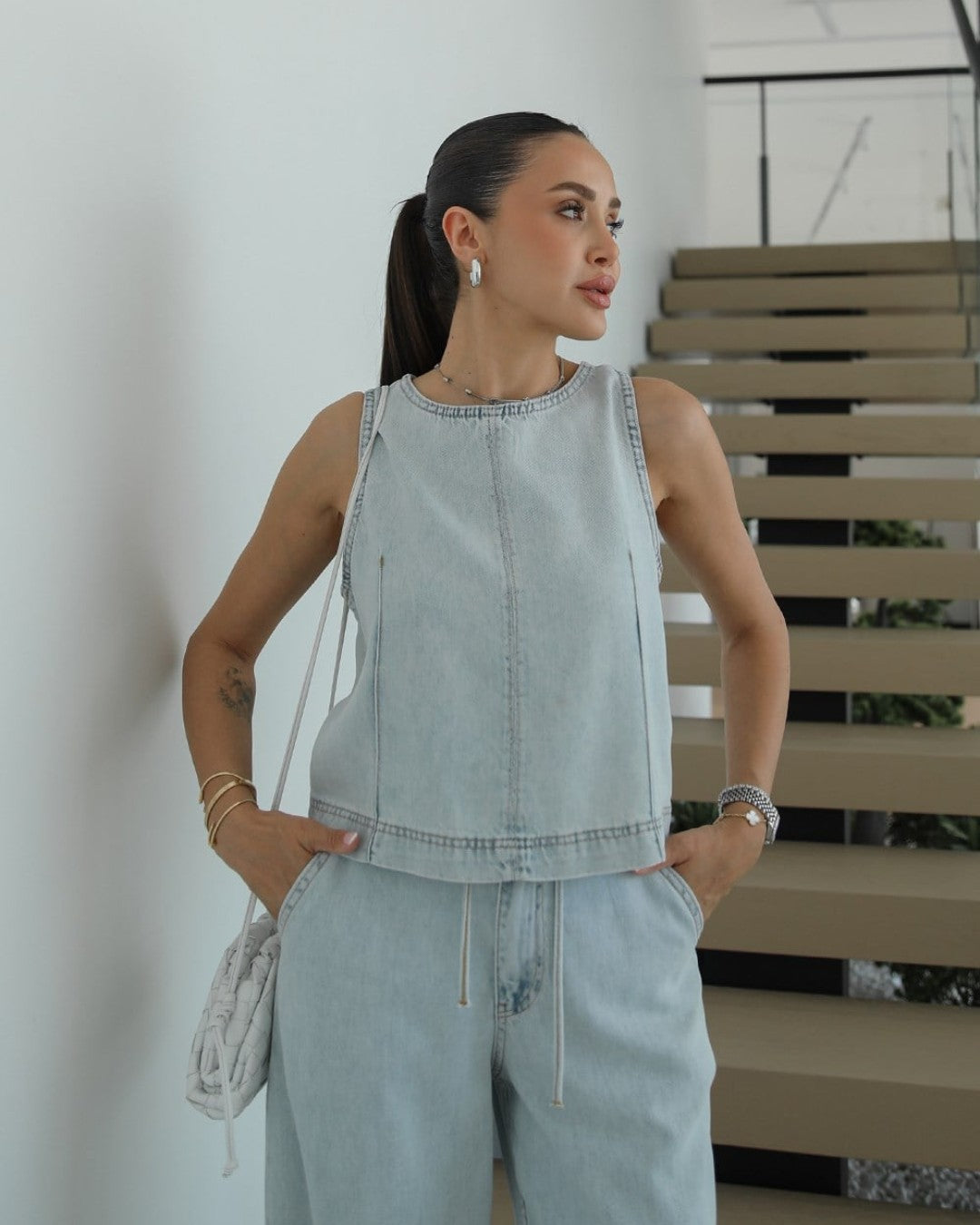 Denim Comfy Set