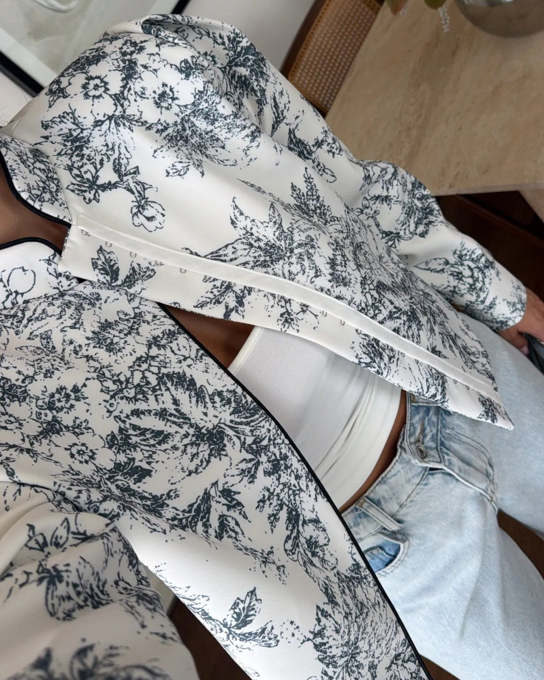 Dior Inspired Bomber Jacket